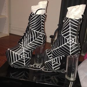 Dolly Bae The Webs We Weave Boots